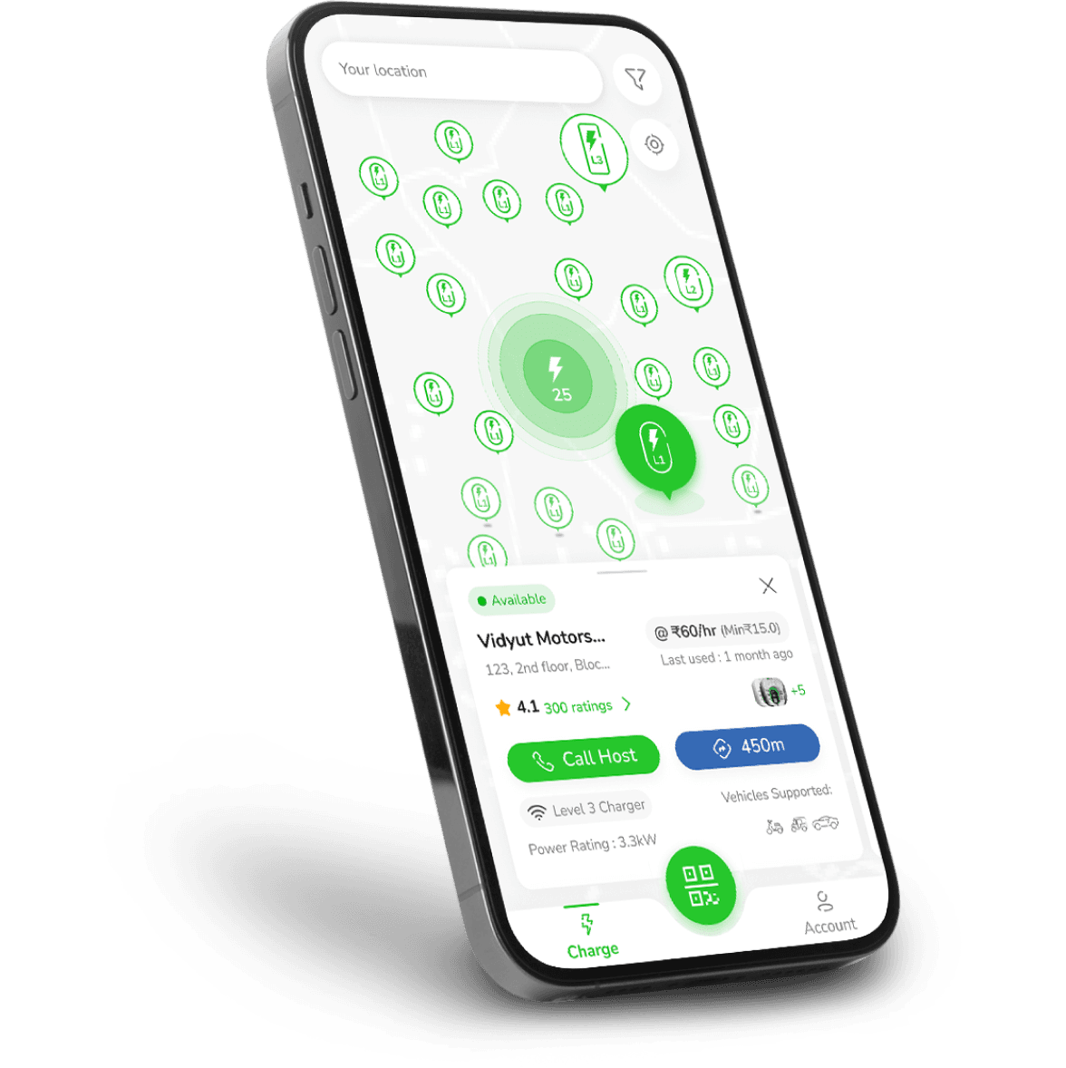 EV Charging App Features