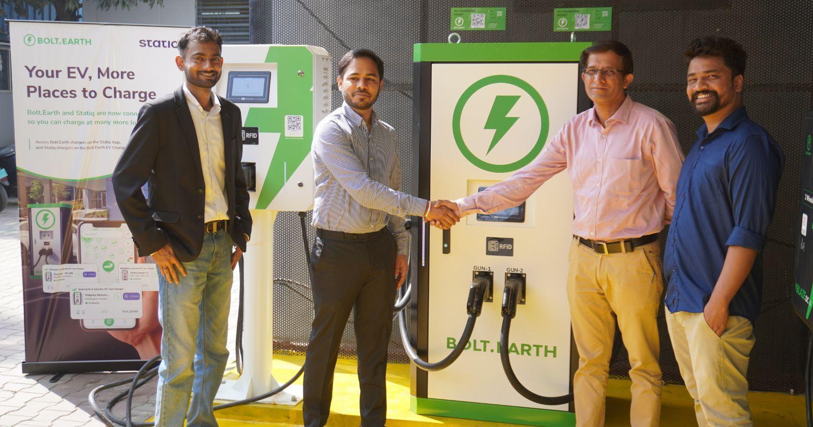 Bolt.Earth, Statiq partner to enable interoperable EV charging network.