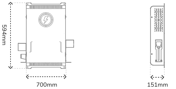 Charging Station Size