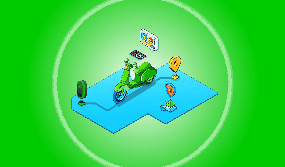 Graphic illustrating the impact of dynamic operating systems on the future of EVs